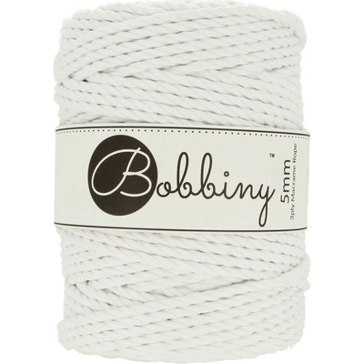 Bobbiny Rope White 5 mm