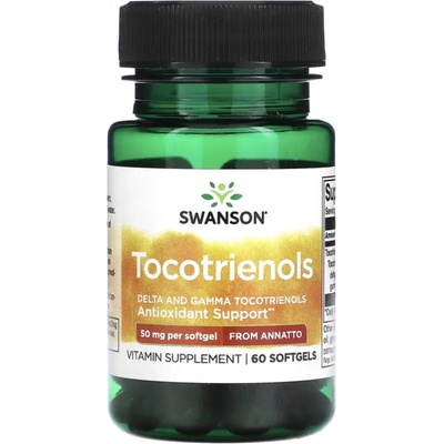 Swanson Tokotrienoly Delta Gold s Annato 50 mg 60 kapslí