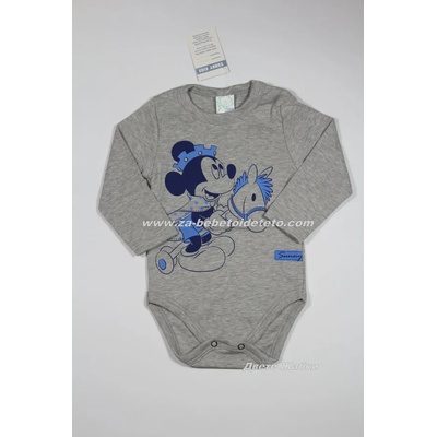 SUNNY KIDS Боди с дълъг ръкав Мики, рипс, 92
