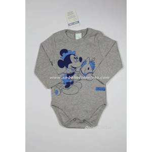 SUNNY KIDS Боди с дълъг ръкав Мики, рипс, 92