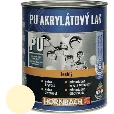 Hornbach PU akrylátový lak 0,375 l svetlá slonová kosť lesklý