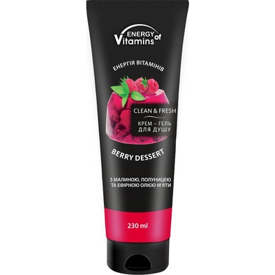 Energy Of Vitamins krémový sprchový gél čučoriedkový dezert, 230 ml
