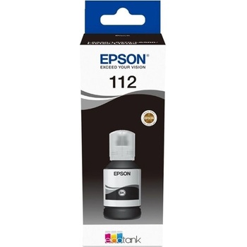 Epson Мастило за Epson EcoTank L6550/L6570/L11160/L15150/L15160/M15140 - 112 EcoTank Pigment - Black - P№ C13T06C14A - 127ml, до 7500 копия (C13T06C14A)