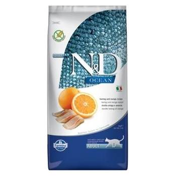 N&D OCEAN Cat Grain Free Adult Herring & Orange 10 kg