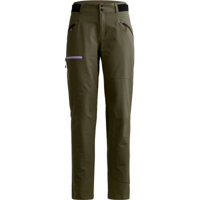 Ortovox Дамски софтшел панталон Ortovox Women's Seceda Softshell Pants Softshell trousers - Dark Wild Herbs (108-1017-0314)