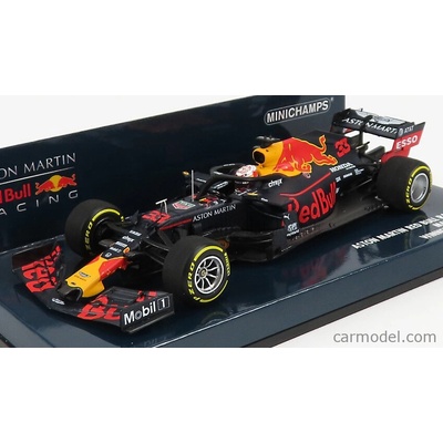 Minichamps Red bull F1 Rb15 Team Aston Martin N 33 Winner Brazilian GP 2019 Max Verstappen Matná modrá žltá 1:43