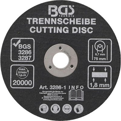 BGS Kotouč řezný 75 mm 3286-1
