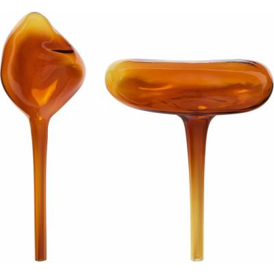 Ferm Living 1104272727 Zavlažovací koule Mercury jantarové 2 x 150 ml