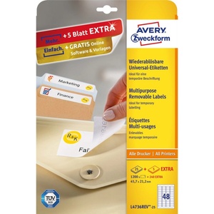 AVERY L4736REV-25