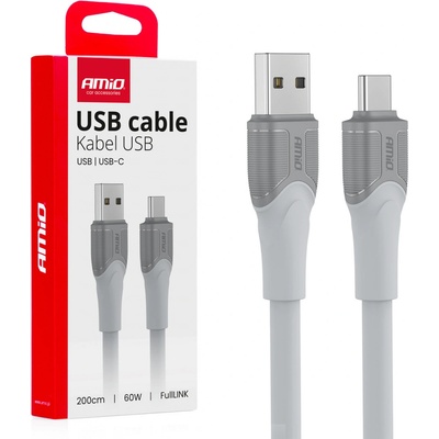 AMiO 04290 USB-A TO TYP-C 60W, 200cm
