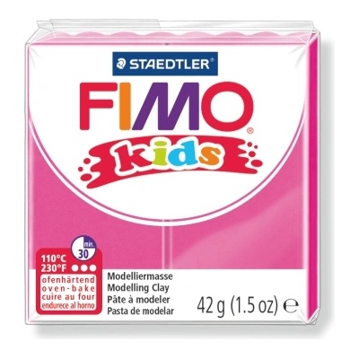 FIMO Полимерна глина Staedtler Fimo Kids, 42g, розов 220 (23848-А-РОЗОВ)