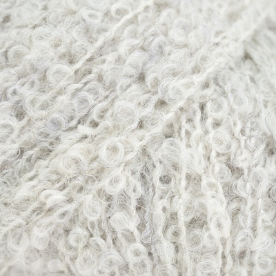 ALPACA BOUCLÉ Drops Farby ALPACA BOUCLÉ: 8907 krištáľovo sivá - NOVÁ