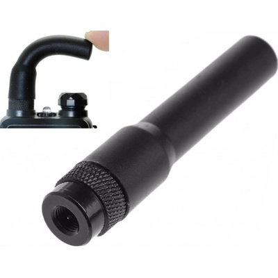 ABBREE Dualband Anténa Soft Flex ST20 SMA-M Barva: Černá