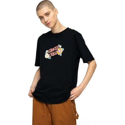 Santa cruz FREE SPIRIT FLORAL TEE Black