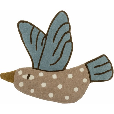 Bloomingville Jay Rug Blue Wool uni