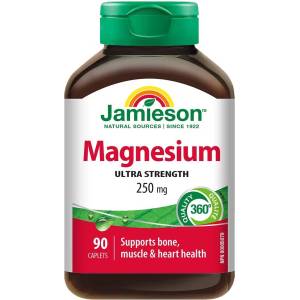 Jamieson Магнезий, 250 mg, 90 таблетки, Jamieson