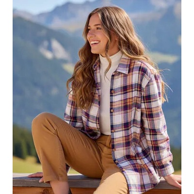 Kockovaná flanelová košeľa Atlas For Men Kostkovaná