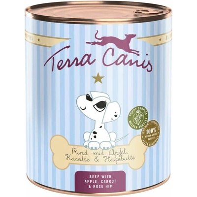 Terra Canis Puppy Beef with apple carrot & rose hip 800 g