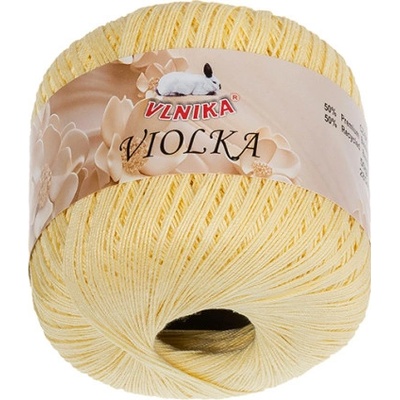 Bellatex Příze Violka 50g / 285 m světle žlutá