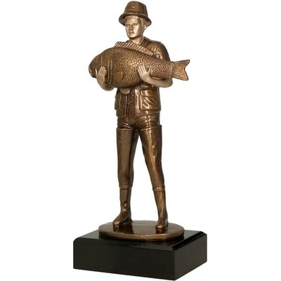 Odlévaná figurka Rybolov Výška: 25 cm