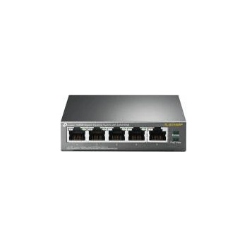 TP-Link TL-SG1005P - Switch - unmanaged - 4 x 10/100/1000 (PoE) + 1 x 10/100/1000 - desktop - PoE (56 W)