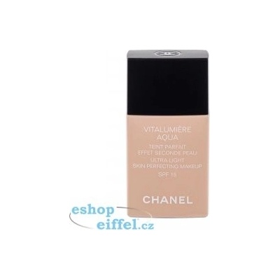 Chanel Vitalumiére Aqua hydratační make-up Ultra-Light skin Perfecting make-up 40 Beige SPF15 30 ml