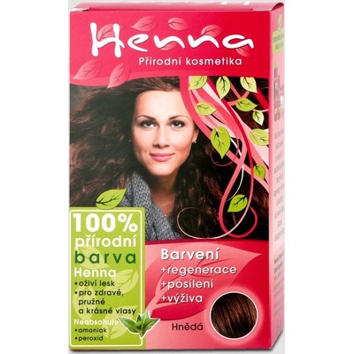 Henna prírodná farba na vlasy hnedá 33 g