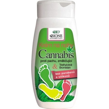 Bione krém na nohy Cannabis proti pachu změkčující bio 250 ml