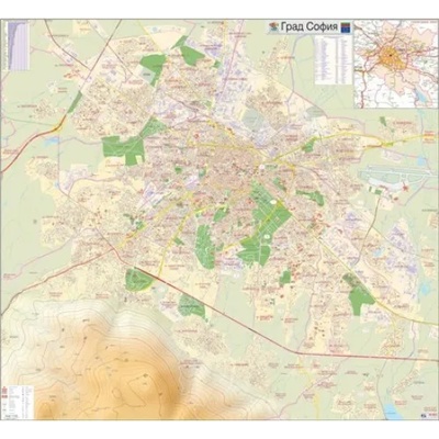 Mapmedia Карта на община Столична - Pazaruvaj.com