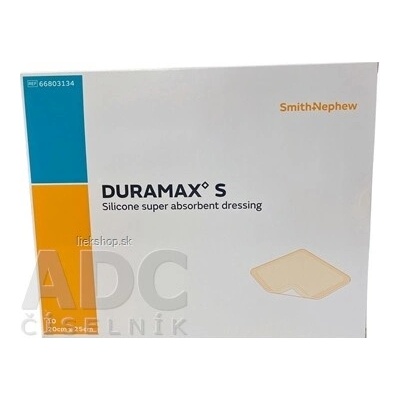 DURAMAX S silikónový superabsorpčný obväz 20 x 25 cm 1 KUS