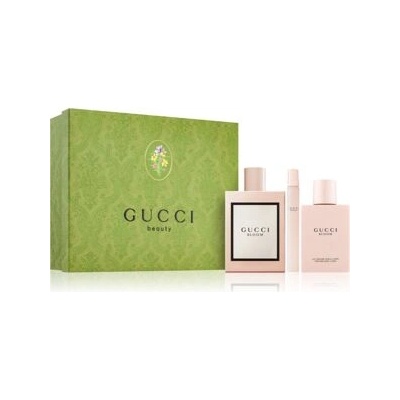 Gucci Bloom Подаръчен комплект, Парфюмна вода 100ml + Мляко за тяло 100ml + Парфюмна вода 10ml, Жени