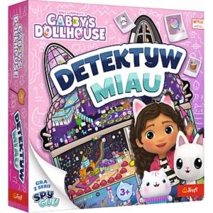 Trefl Къщичката на Габи: Spy Guy - настолна игра Detective Meow - на унгарски език (2728)