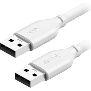 AlzaPower APW-CBAMAM205W Core USB-A (M) to USB-A (M) 2.0, 0.5m, bílý