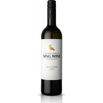 Sing Wine Sauvignon pozdní sběr 2025 12% 0,75 l (holá láhev)