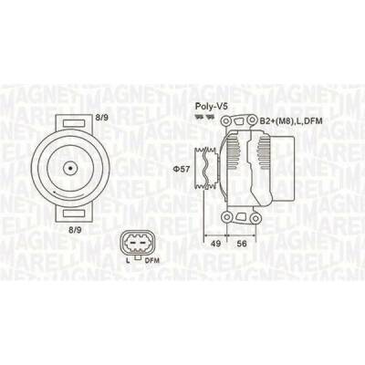 generátor MAGNETI MARELLI 063731740010