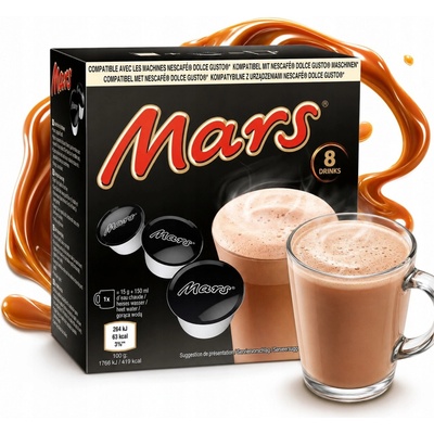MARS horká čokoláda kapsle 8 ks