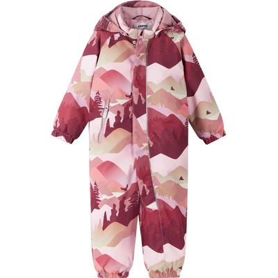 Dětský zimní overal s membránou Reima Puhuri grey pink