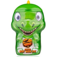 Accentra Dinopark Adventure 2v1 šampón a sprchový gél s jablkovou vôňou 400 ml