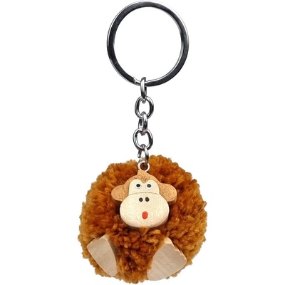 Prívesok na kľúče 2Kids Toys Drevená brmbolec Opica