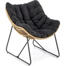 Halmar WHISPER, černá / přírodní