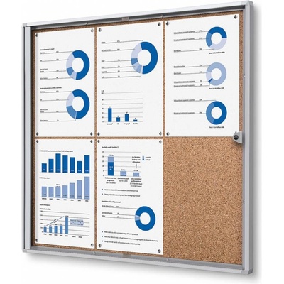 Jansen Display Economy interiérová vitrína 6 x A4 – Zboží Živě