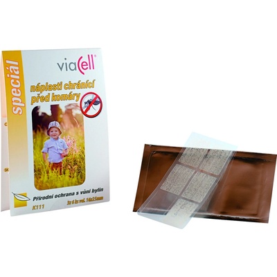 Viacell K111 Náplasti chránící před komáry 18 ks