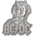 RAZAMATAZ Брошка AC / DC - Angus - RAZAMATAZ - PB068