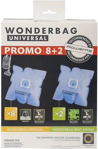 ROWENTA Wonderbag Promo 10ks Universal Classic Mint Aroma