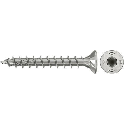 Fischer 574117 skrutky do drevotriesky 4.5 mm 30 mm TX Nerezová oceľ 200 ks