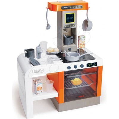 Smoby Kuchynka Tefal Cheftronic Orange elektronická so zvukom a svetlom a 20 doplnkov 62 cm