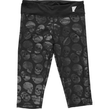 IRON FIST Дамски 3/4 панталони (клинове) IRON FIST - Athletic - Skulls - Black - ДЕФЕКТНИ - MY1119