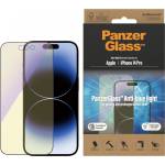 Panzer Стъклен протектор PanzerGlass за Apple iPhone 14 Pro Anti-Bluelight, CaseFriendly, Antibacterial, Черен