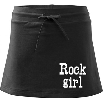 Rock Girl športová sukňa Two in One čierna