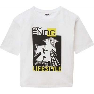 Winkiki Kids Wear Chlapecké tričko s krátkým rukávem Game - bílá